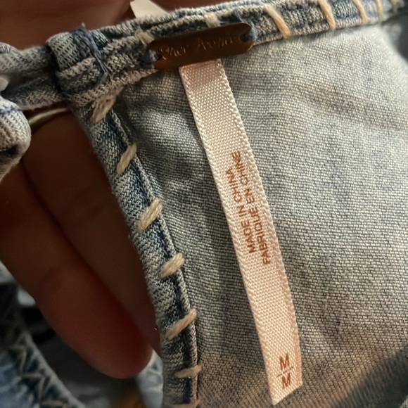 Free People Aztec chambray festival dress medium - Picture 9 of 10